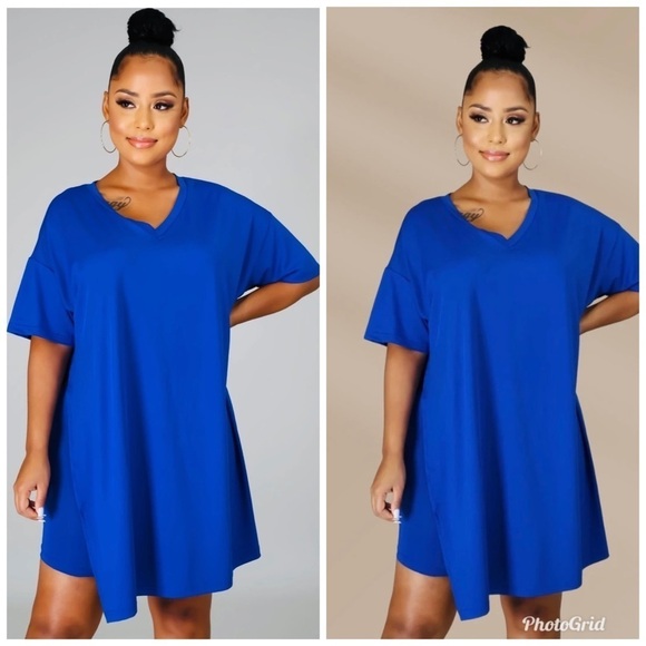 𝅺ROYAL Blue Short Set - Picture 1 of 2